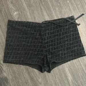 SKIMS Terry logo shorts